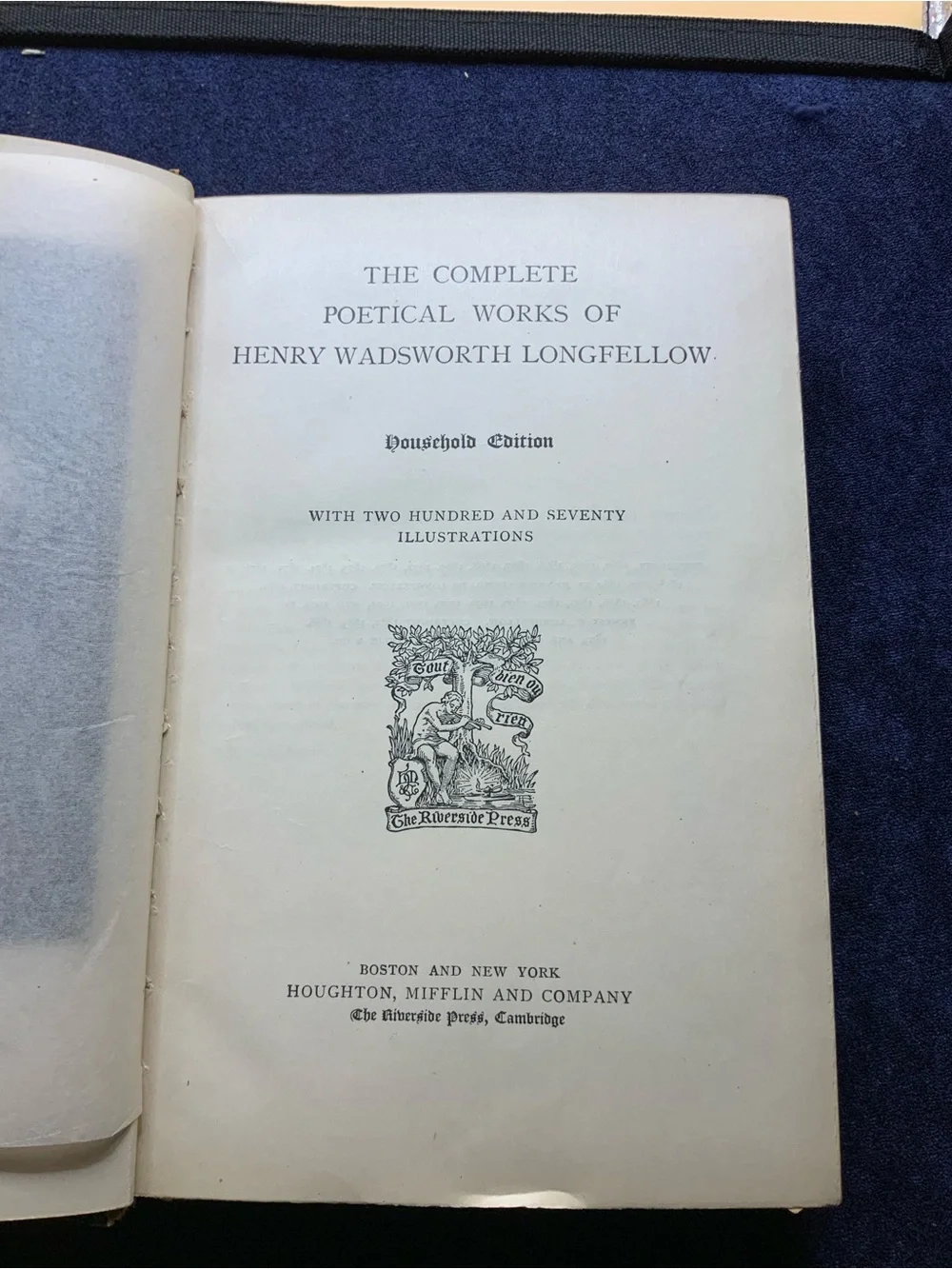 Longfellow's Complete Poetical Works 1902 (ML-006)